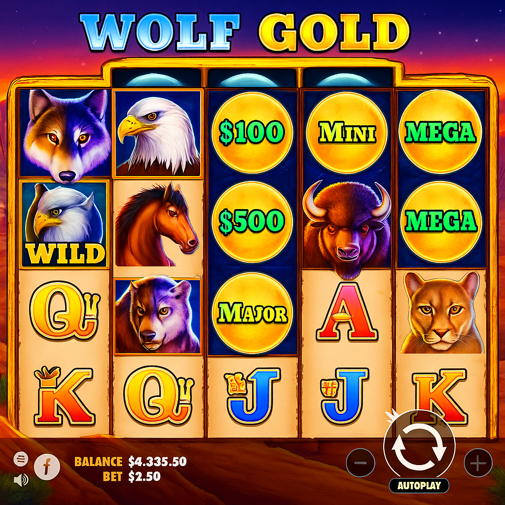 Eurogold - Wolf Gold Slot Game - Pragmatic Play